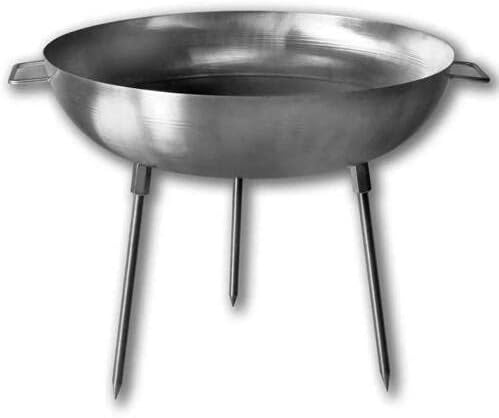 Miniatura 8 de Sartén redonda tradicional de acero inoxidable resistente Discada Kazan Mangal BBQ Grill  Wok Blade Making Cookware Sartenes  Cocina al aire libre