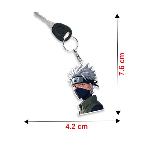 Image of Acrylic Anime & Cartoon Theme Keychain For Bike & Car | Birthday Return Gift For Kids | Gift For Girls & Boys