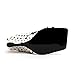 Women's Fashion Sqare Open Toe Slip On Backless Summer Cross Strap High Heel Wedge Sandals Polka Dots Size 9