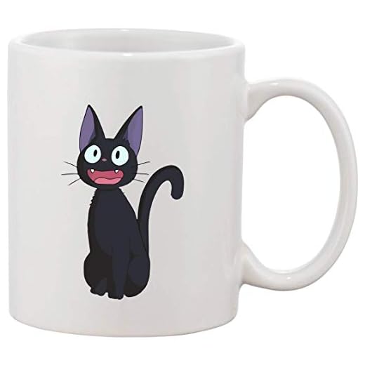 Talking Cat konstverk keramisk mugg Stella