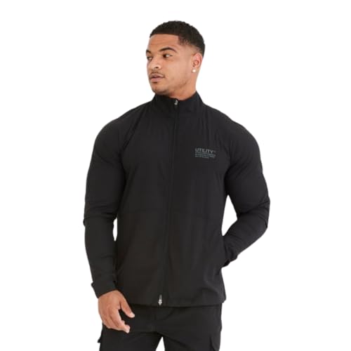 VANQUISH @LbVtBbglX UTILITY V3 JACKET Y I[o[TCYWbvWPbg ؃g tBbglX g[jO EFA (BLACK/MTCY) [sAi]