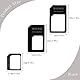 ZELHYEUU 4 in 1 Nano SIM Karten Adapte, 5 Set Nano SIM Card Adapter Kit, Micro zu Regular mit SIM Extractor, für Smartphone