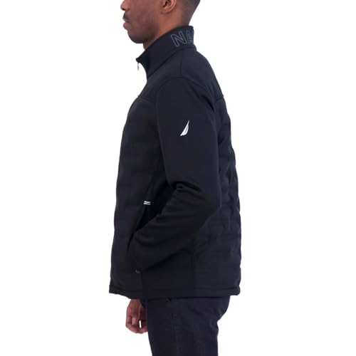 Nautica Men Lightweight Softshell Jacket – Bonded Fleece Lining, Regular, Big & Tall Sizes2