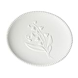 CONGARTENO Plato Cerámico con Estilo Americano para Bistec y Almacenamiento de Alimentos Hogar Diseño Clásico y Duradero
