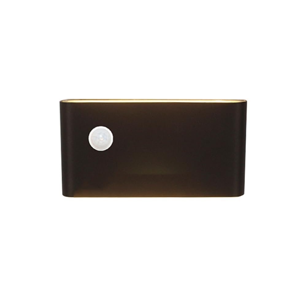 UDSKNV[KSL Outdoor Wall Lamp Waterproof with PIR Motion Sensor LED Induction Wall Sconce for Garden for Garden Patio Pathway Porch Light B