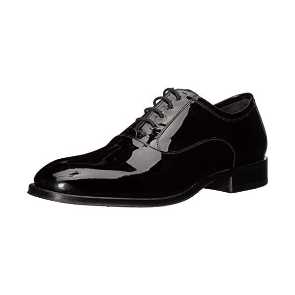 Allen Edmonds Men's La Scala Oxford Flat, Black Patent, 8.5 X-Wide