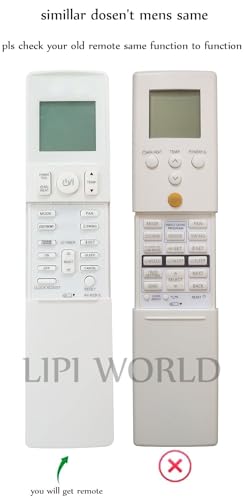 Image of LipiWorld 232 AR-REB1E AC Universal Remote Control (Old Exactly Same Will Only Work) Compatible with O General AC Remote