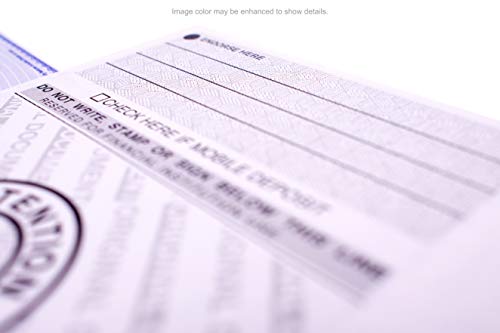 Blank Hologram Premium Computer Checks, Top High Security Laser Checks with Perforated Vouchers, Qty. 500 Blue Green