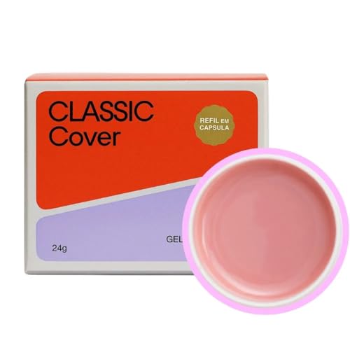 Gel Vòlia Classic Cover Blister 24g Alongamento de Unhas Profissional Alta Durabilidade
