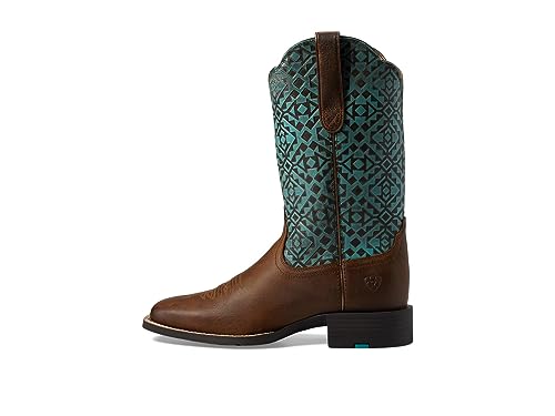 Image of Ariat Women's Round Up Wide Square Toe Western Boot
