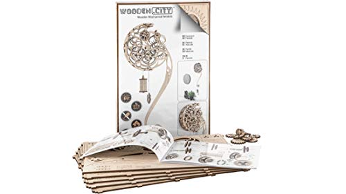 Wooden.City WR313 Pendulum Kinetic Wood Sculpture Wall - 3D Wooden Puzzle For Adults - Wooden Kinetic Sculpture – 3D Wood Puzzles For Adults - Wooden Kinetic Wall Art thumb #8