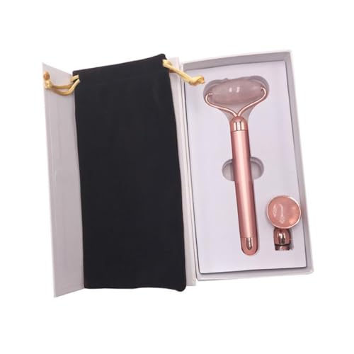 Appareil massage vibrant visage et cou en jade véritable WOONEKY
