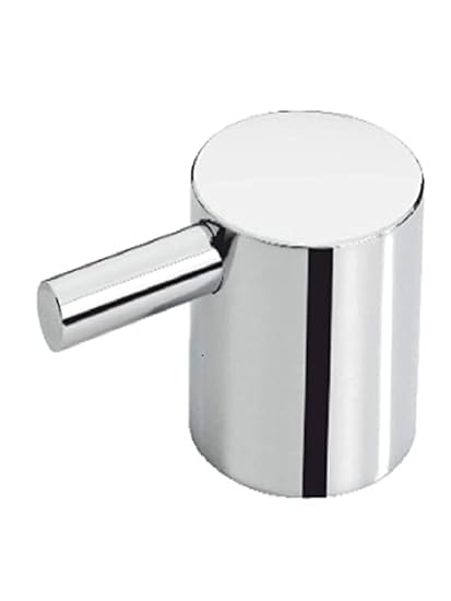 PAWANWARE Chrome Finish Brass Spline Screw Mount Chrome Plated Faucet Handle, Suitable for Jaquar Type Florentine (FLT) Series, Chrome Finish