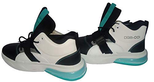 A J Fashion Sole Lace Sneakers (Black 