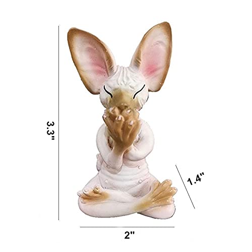 Set de 3 estatuas Gato Sabio Escribe Oye Ve No Mal miniatura 6