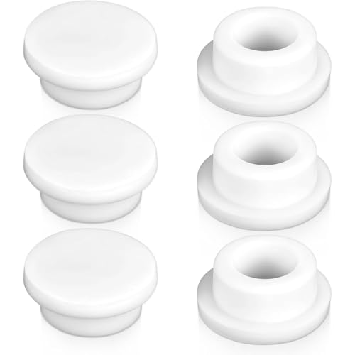 COYUN 6 Pezzi Tapas Desbordamiento Lavabo Goma, Silicona Tapa de Orificio de Desbordamiento de Lavabo de Baño Reutilizables Tapas Desbordamiento Bañera Inserto Drenaje de Lavabo para Moldura De Lavabo