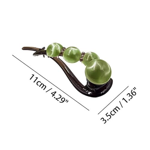 Pinzas de cabello con perlas twist 5 piezas miniatura 6