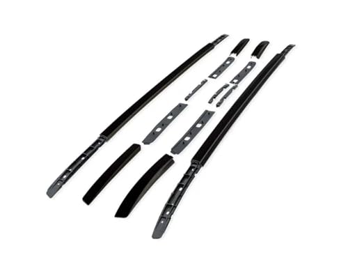 Barres de toit Mitsubishi Outlander 2016-2019 de couleur noire en lot de 6 pièces