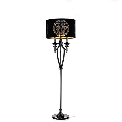 CYLAMP Lampadaire sur Pied Salon, Lampadaire Oriental Marocain en Fer Forgé Luxe Fabriquée à la Main Lampe a Pied, Lampe Rétro pour Verticale Superbes Effets de Lumière