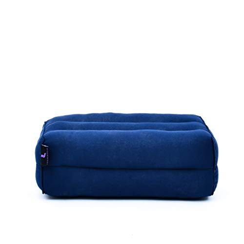 Image of Leewadee Yoga Block - Floor Cushion for Yoga Practice, Meditation Seat Cushion for Workouts Filled with Kapok
