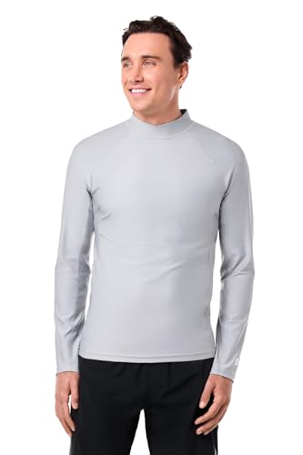 Coolibar UPF 50+ Men's Tulum Long Sleeve Surf Rash Guard - Sun Protective3