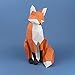 Renard, Yona DIY Papercraft kit, Renard de papier, Décoration,Décoration d'intérieur, trophée de papier, cadeau,Origami 3D, bricolage en papier, kit de bricolaje, Puzzle 3D.