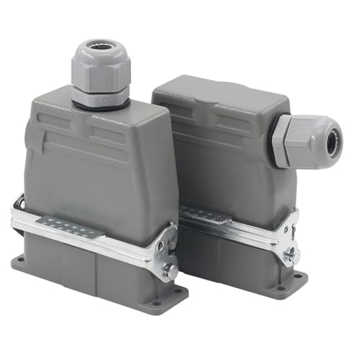 Conector resistente HDC-HD-025 de alta seguridad para conexiones aéreas industriales de 10A