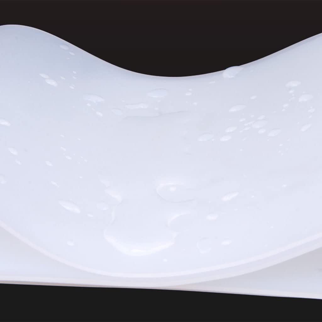 Placa de goma elástica, placa de goma de neopreno, placa de caucho de silicona, translúcida, resistencia a altas temperaturas, 500 x 500 mm, 0,5 – 20 mm (500 x 500 x 4 mm)