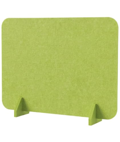 Image of Office Partition, Desk Divider and Desk Privacy Panel, Green Single Panel for Cubicle Privacy, Noise Isolation Office Separator, Simple Space Separating Accessory