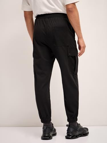 Image of Men's Navy Slim Fit Casual Cargo