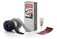VELUX Pflegeset Wartungsset ZZZ 220 - Ersatzteile für VELUX Fenster Kunststofffenster und Holzfenster - Dichtungsband für Dachfenster - Größe (ZZZ 220 - für ALLE anderen Größen AUßER CK02 - UK10) GGL