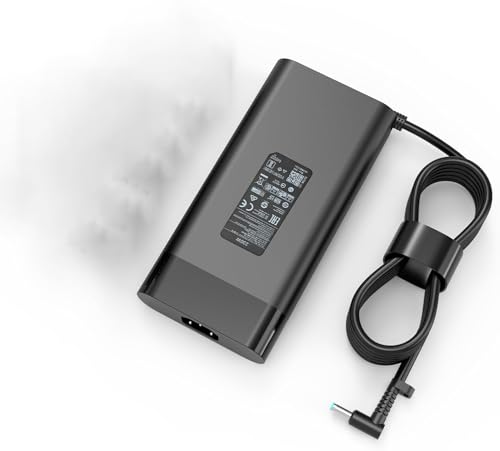 Image of WeFly 230W Laptop Adapter Charger for HP Omen 15 16 17 M41303-001 M85389-003 M35733-001 TPN-LA10 TPN-DA12 19.5V 11.8A Gaming Laptop Adapter 4.5x3.0 mm Blue tip (230W)