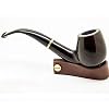 Rookpijp 16 Gereedschap Klassieke Handgemaakte Bruin Houten Pijp Set Tabak Tabak Ring Ebony Pipe tabakspijp
