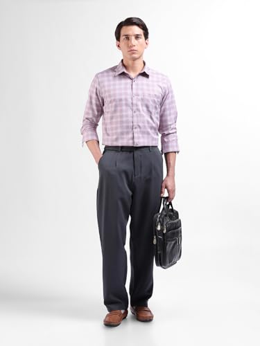 Image of The Indian Garage Co Men Loose Tapered Solid Mid-Rise Stretchable Gurkha Pants