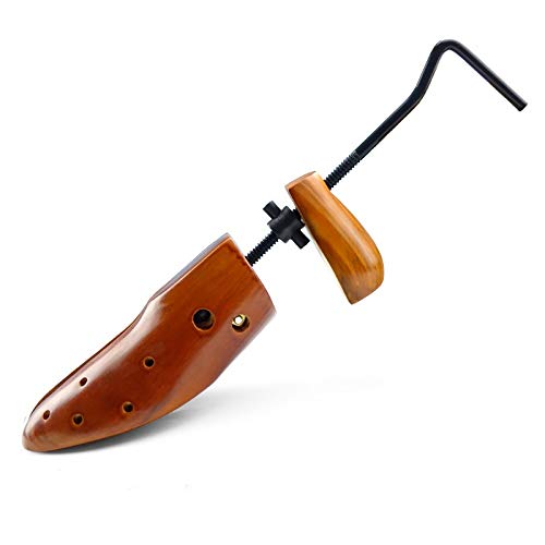 QSCTYG Barella di Scarpe 1pcs Shoe blewner Scarpe in Legno Albero Rack Shaper Rack Unisex Legno Regolabile Flat Pumps Supporta Stivali espandere Alberi Taglia s/m/l allargascarpe 446 (Color : M)