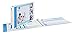Avery Heavy-Duty Binder, White with 1-Inch Two Booster Slant Rings, 11 x 17 Inches, 1 Binder, White (72124)
