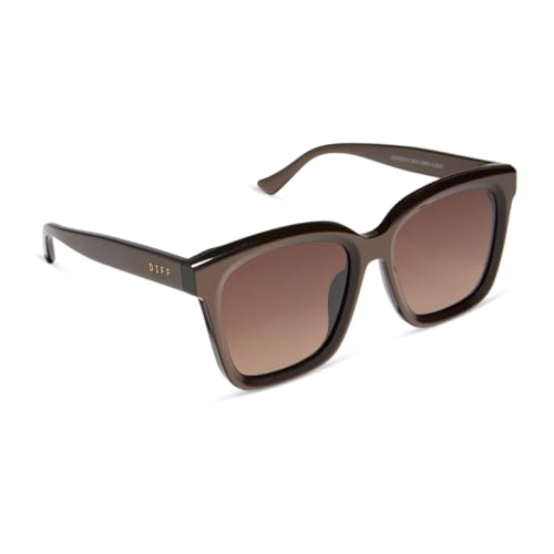 DIFF Meredith Designer Oversized Square Sunglasses for Women UV400 Polarized Protection3