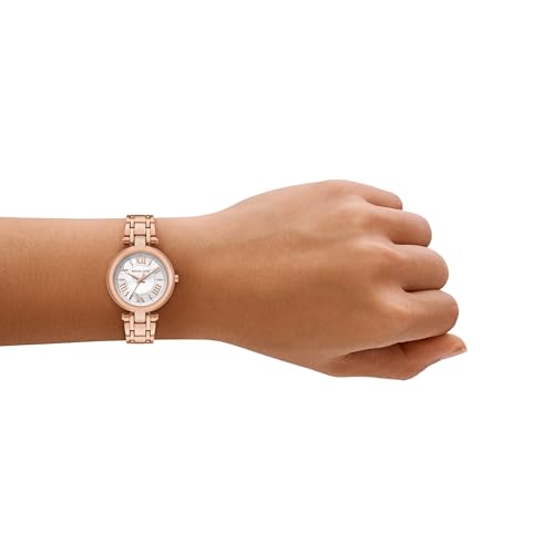 Image of Michael Kors Laney Pink Quartz Stainless Steel Watch MK4893