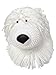 Zugar Land Soft Shaggy Puffer Dog Toy (1 White) (8