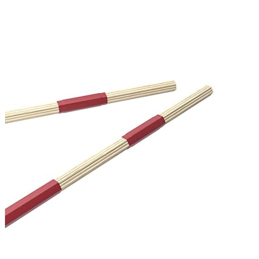 Promark H-RODS Hot Rods Drumsticks (1 Pair) – Smooth Grip for Easy Playability – Constructed of 19 Birch Dowels – Perfect for Small Venue and Acoustic Performances, .550” Diameter, 16” Long