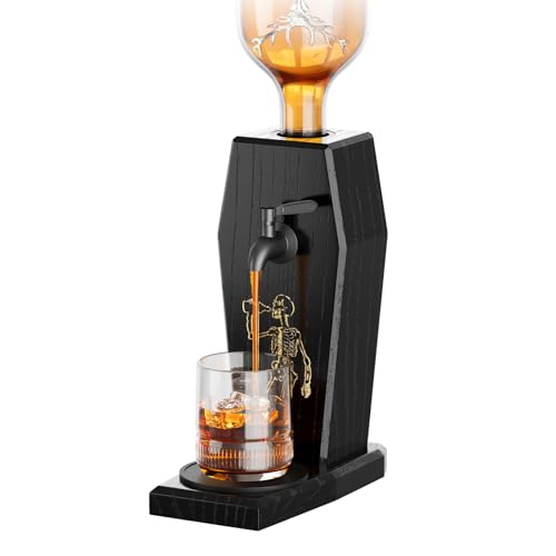 Leakproof Ash Wood Whiskey Liquor Dispenser,Novelty Alcohol Dispenser for Bourbon,Vodka, W - image 1