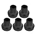 Punte Per Canna, 5 Pezzi Punte Per Stampella 14mm Gomma Antiscivolo Punte Per Canna In Gomma Con Buona Presa Punte In Gomma Per Canne Antiscivolo Sicure Resistenti All'usura immagine