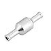 Step Aluminium One way Non return Valve, Inline Check Valve for Fuel Gas Liquid Air for Marine Automotive RV (6mm