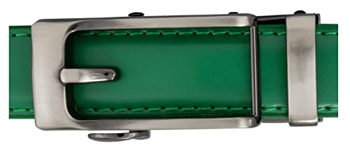 Leather Ratchet Belt for Women, Trim to Fit 18