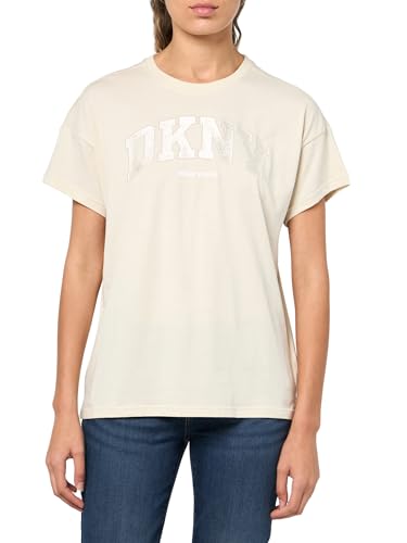 DKNY T-Shirt à Manches Longues Confort Anti-Froid Femme Actuelle