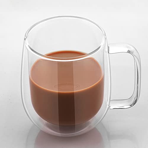 Fdrirect Canecas de Café de Vidro, parede dupla