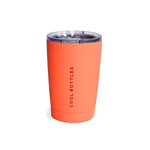 Cool Bottles Vaso Térmico de Acero Inoxidable | 330 ml | Vaso Térmico | Termo Café para Llevar | Vaso con Tapa para Bebidas frías o Calientes | Vaso térmico café | Libre de BPA