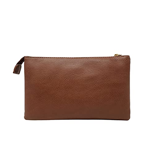 Image of Solene Women's Lightweight Multi Compartment Wristlet Clutch Wallet Crossbody Bag