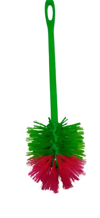 AquaScrub Pro Bathroom and Toilet Cleaning Brush (Round) : Amazon.in ...