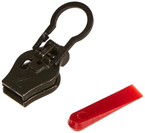 ZlideOn Curseur 10A maille métal/plastique noir ,3 x 1,5 x 1 cm